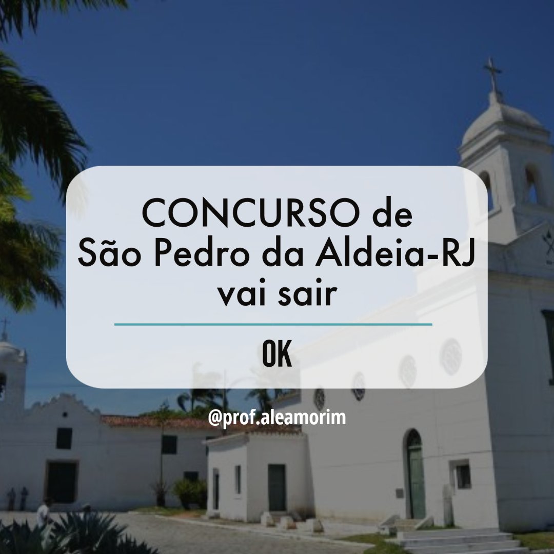 Leia mais sobre o artigo Materiais para o concurso de São Pedro da Aldeia – RJ