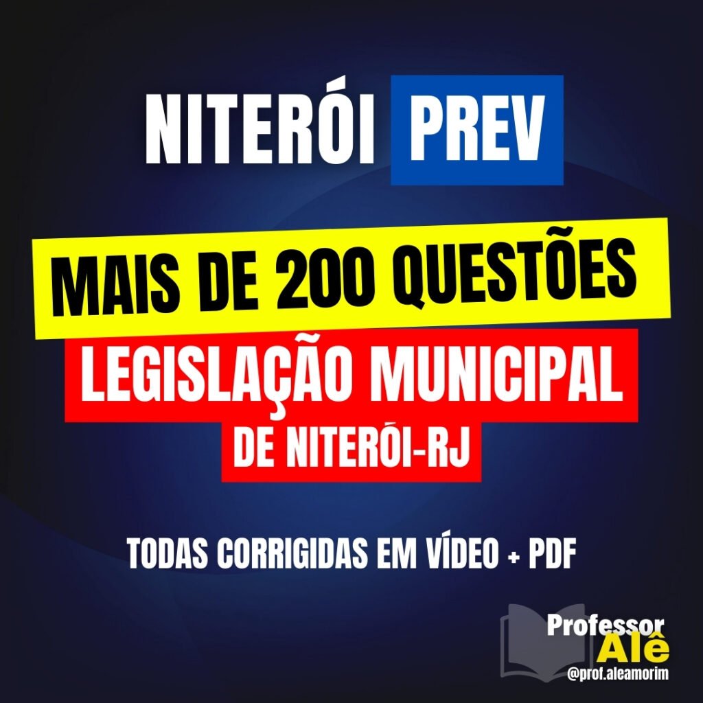 200 QUESTÕES DE LEGISLAÇÃO DE NITERÓÍ