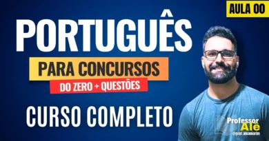 curso de português para concursos aula 00